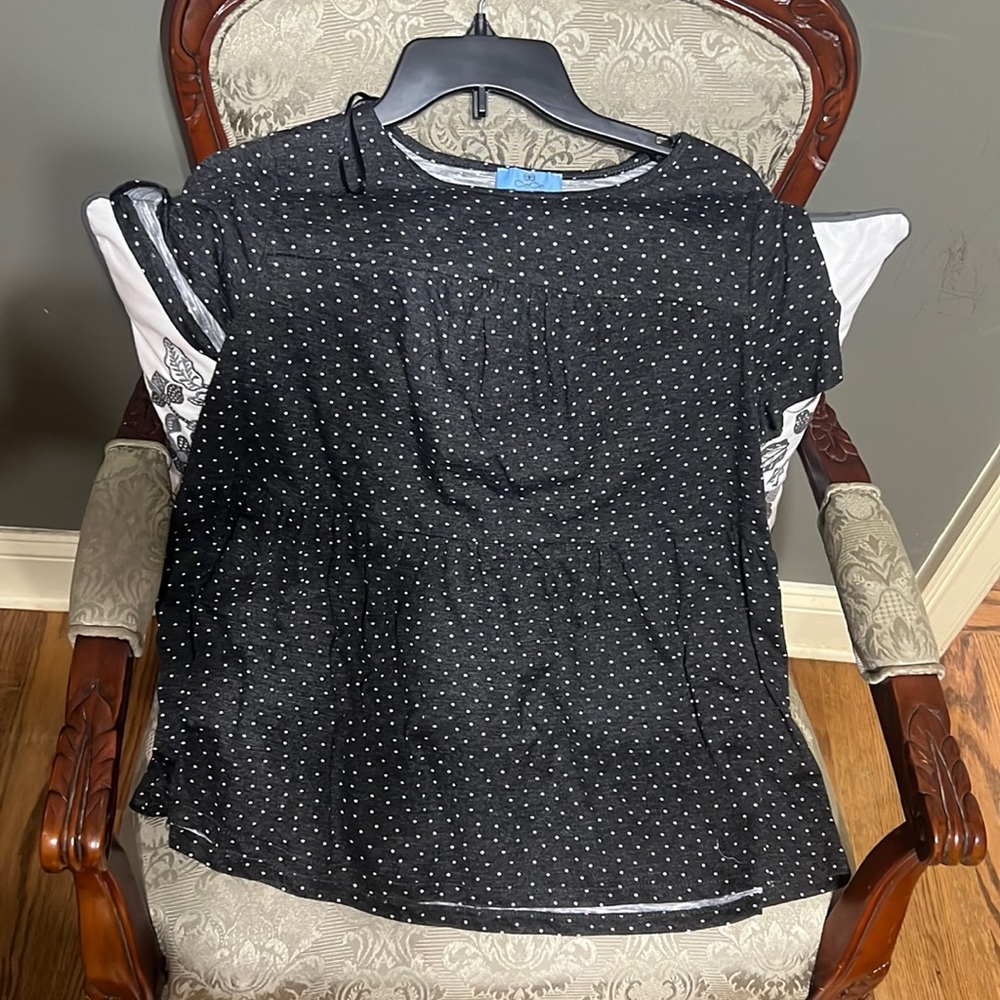 CECE polka dot top